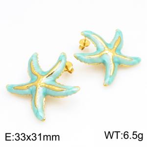 SS Gold-Plating Earring - KE134178-SP
