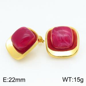 SS Gold-Plating Earring - KE134572-SP