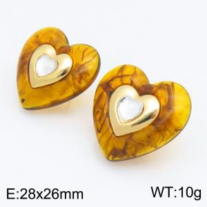 SS Gold-Plating Earring - KE134604-SP