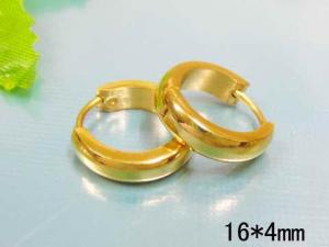 SS Gold-Plating Earring - KE19934-WM