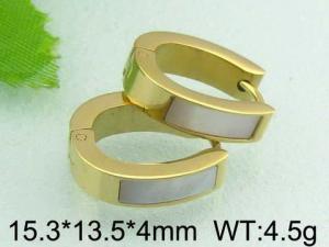 SS Gold-Plating Earring - KE29173-WM