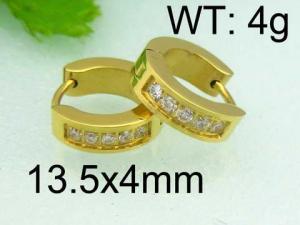 SS Gold-Plating Earring - KE35003-WM