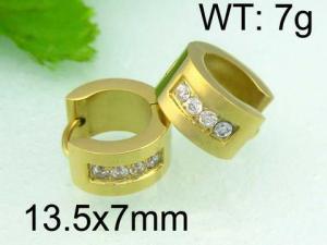 SS Gold-Plating Earring - KE35099-WM