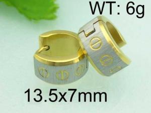 SS Gold-Plating Earring - KE35448-THX