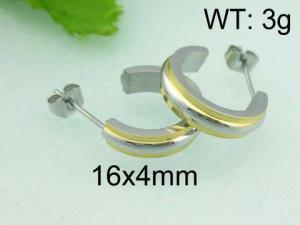 SS Gold-Plating Earring - KE35450-THX