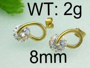 SS Gold-Plating Earring - KE36970-MS