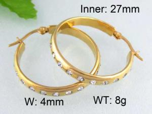 SS Gold-Plating Earring - KE39836-THX