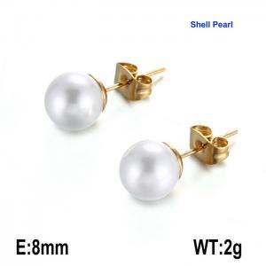 SS Gold-Plating Earring - KE41003-Z