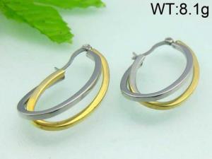 SS Gold-Plating Earring - KE45154-MS