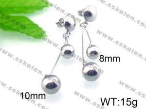 Stainless Steel Stone&Crystal Earring - KE46175-Z