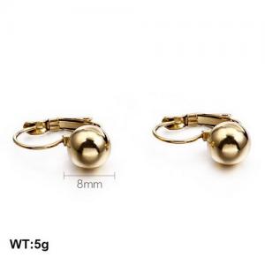 SS Gold-Plating Earring - KE47738-Z