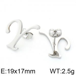 Stainless Steel Earring - KE49875-K