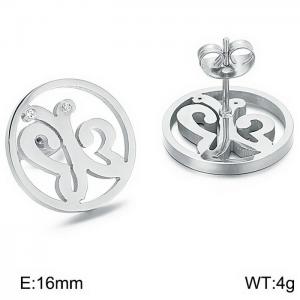 Stainless Steel Earring - KE50972-K