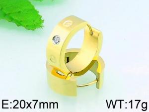 SS Gold-Plating Earring - KE52800-WM