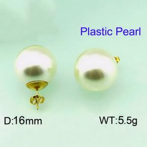 Plastic Earrings - KE54954-Z