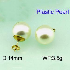 Plastic Earrings - KE54956-Z