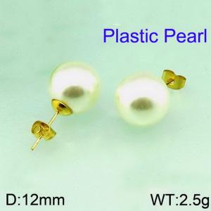 Plastic Earrings - KE54957-Z