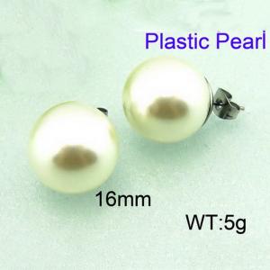 Plastic Earrings - KE55357-Z