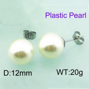 Plastic Earrings - KE55689-Z