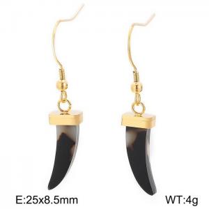 SS Gold-Plating Earring - KE58258-K