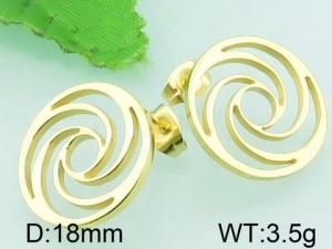 SS Gold-Plating Earring - KE58988-K