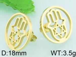 SS Gold-Plating Earring - KE58991-K