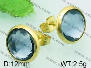 Stainless Steel Stone&Crystal Earring - KE59236-Z