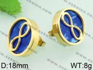 SS Gold-Plating Earring - KE59351-K