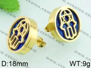 SS Gold-Plating Earring - KE59360-K