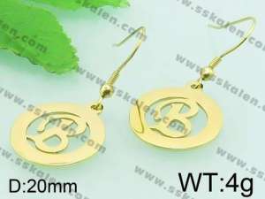 SS Gold-Plating Earring - KE59400-Z