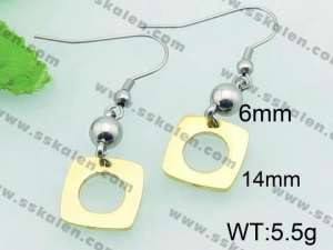 SS Gold-Plating Earring - KE59483-Z