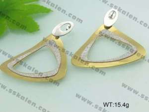 SS Gold-Plating Earring - KE59716-KC