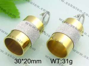 SS Gold-Plating Earring - KE59741-KC