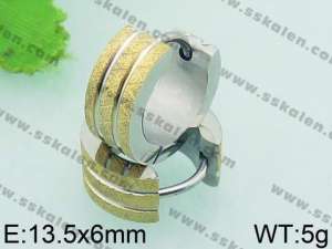 SS Gold-Plating Earring - KE60156-TSC