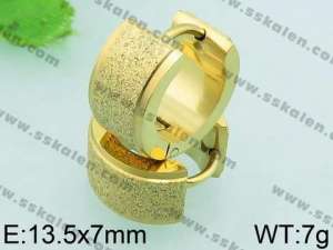 SS Gold-Plating Earring - KE60159-TSC