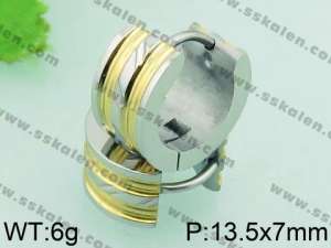 SS Gold-Plating Earring - KE60162-TSC