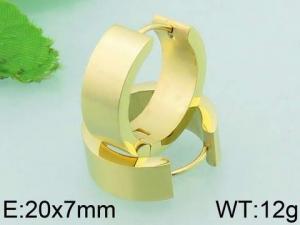 SS Gold-Plating Earring - KE60225-WM