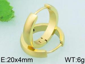 SS Gold-Plating Earring - KE60231-WM