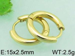 SS Gold-Plating Earring - KE60267-WM