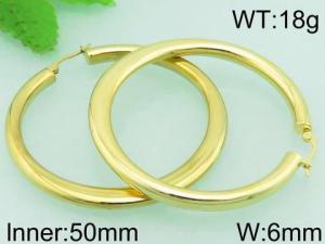 SS Gold-Plating Earring - KE60371-LO