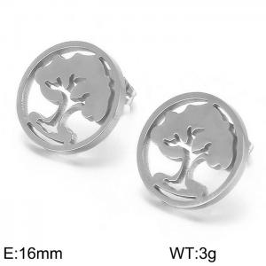 Stainless Steel Earring - KE60862-K