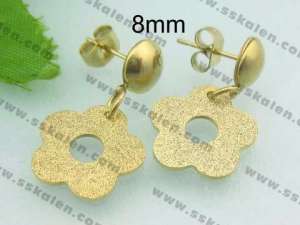 SS Gold-Plating Earring - KE62920-ZC
