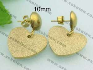 SS Gold-Plating Earring - KE62932-ZC