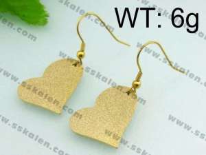 SS Gold-Plating Earring - KE62940-ZC