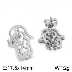 Stainless Steel Earring - KE63026-K