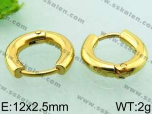 SS Gold-Plating Earring - KE63718-TSC
