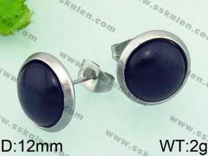 Stainless Steel Stone&Crystal Earring - KE63909-Z