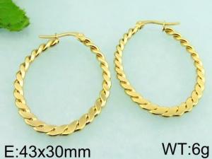 SS Gold-Plating Earring - KE64161-LO