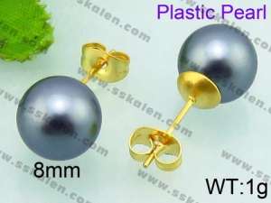 Plastic Earrings - KE64539-Z