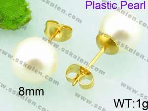 Plastic Earrings - KE64543-Z
